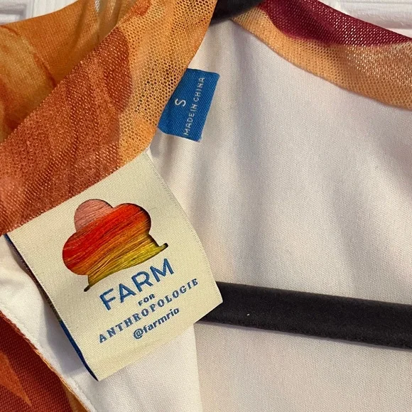 Anthropologie Multicolor Floral Long Sleeve Dress - Picture 2 of 3